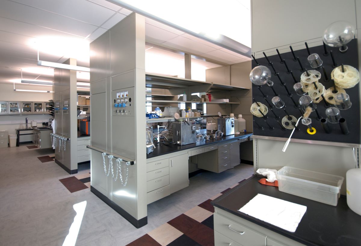 a lab with many lab machines