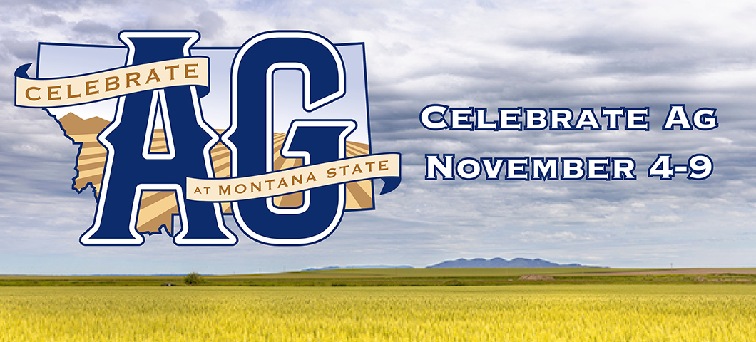 A logo with the letters AG and text reading Celebrate Ag November 4-9