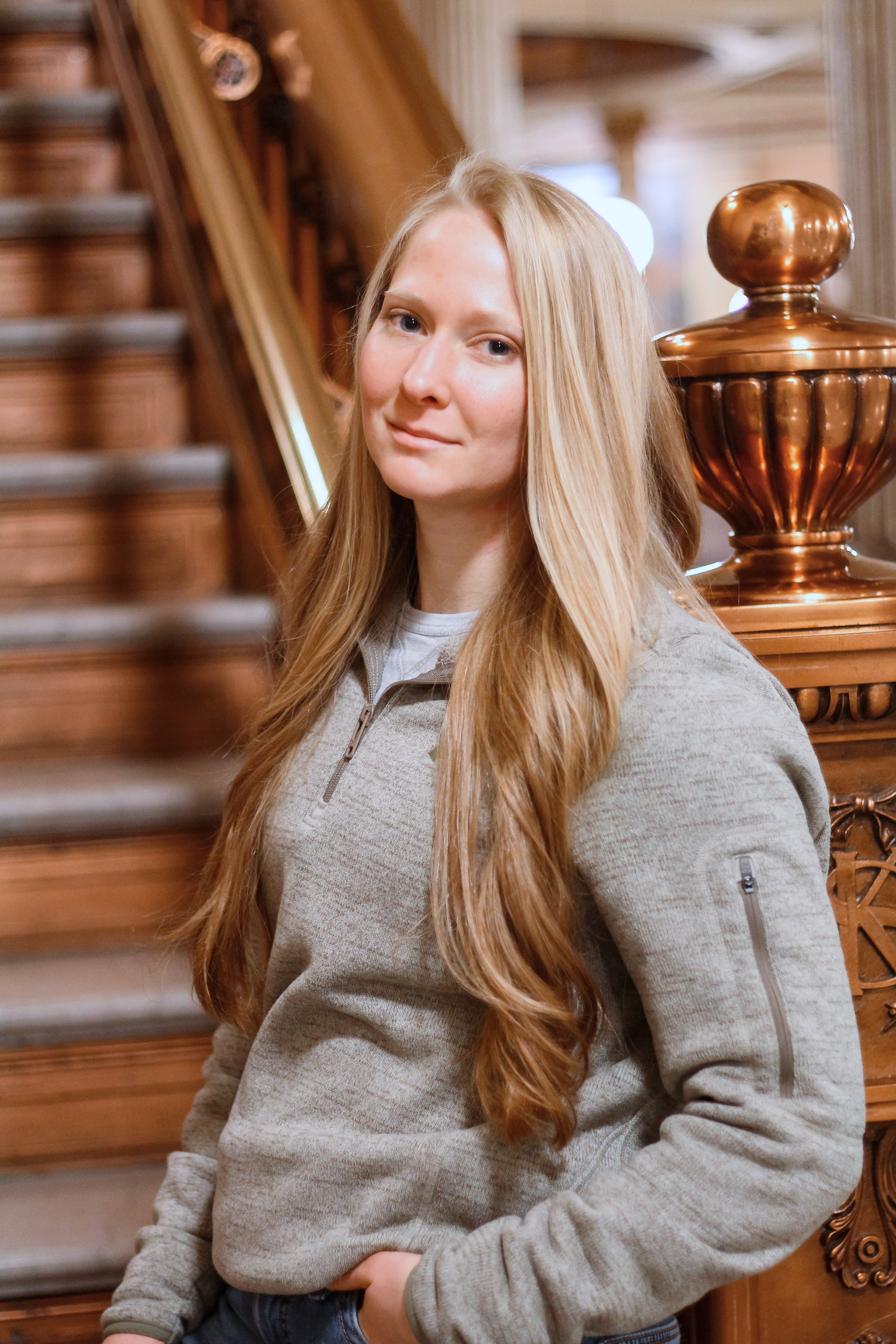 A young woman scholar