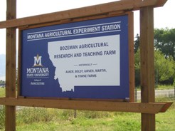 Sign for BART farm